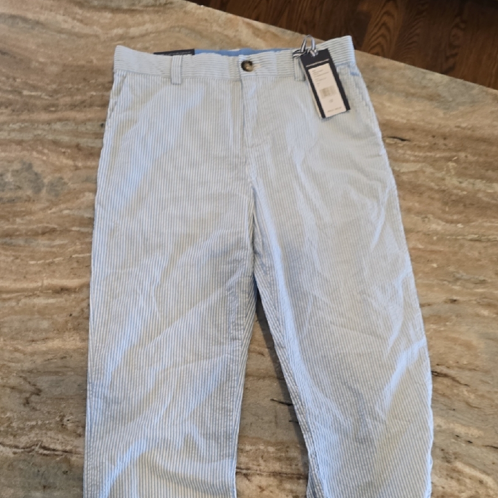 Vineyard Vines Light Blue Striped Chinos